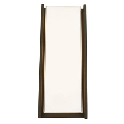 Abra Lighting Titon 1 Light 17" Miter LED Wall Fixture, Black