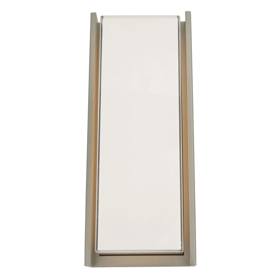 Abra Lighting Titon 1 Light 17" Miter LED Wall Fixture, Silica