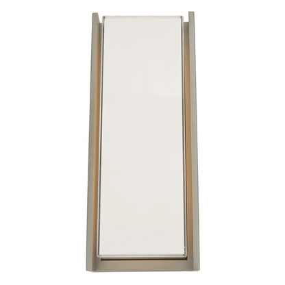 Abra Lighting Titon 1 Light 17" Miter LED Wall Fixture, Silica