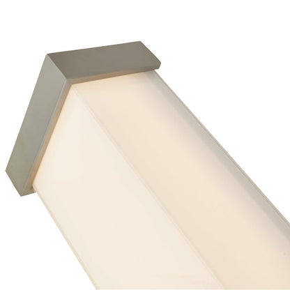 Abra Lighting Loki 1 Light 19" Miter LED Wall Fixture, Silica