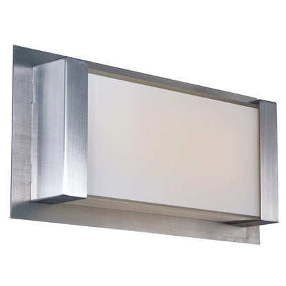 Abra Lighting Atom 1 Light 12" Wall Fixture, Stainless Steel
