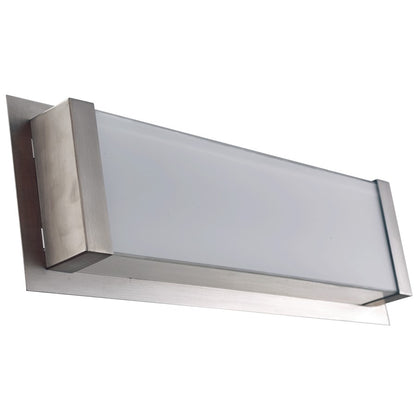 Abra Lighting Atom 1 Light 18" Wall Fixture, Stainless Steel