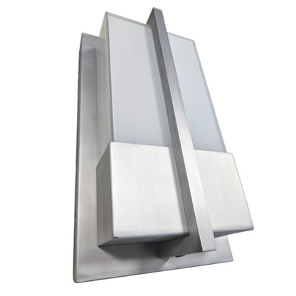 Abra Lighting Neutron Marine Outdoor Wall Light, Aluminum