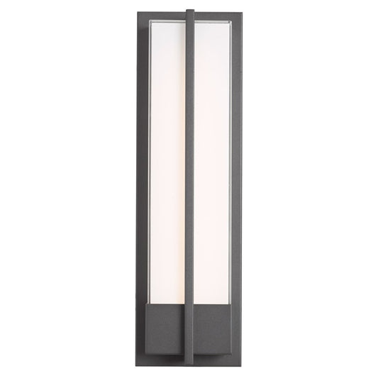 Abra Lighting Neutron 1 Light 20" Wall Fixture, Black - 50017ODW-MB-NEUTRON
