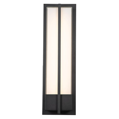Abra Lighting Neutron 1 Light 20" Wall Fixture, Black