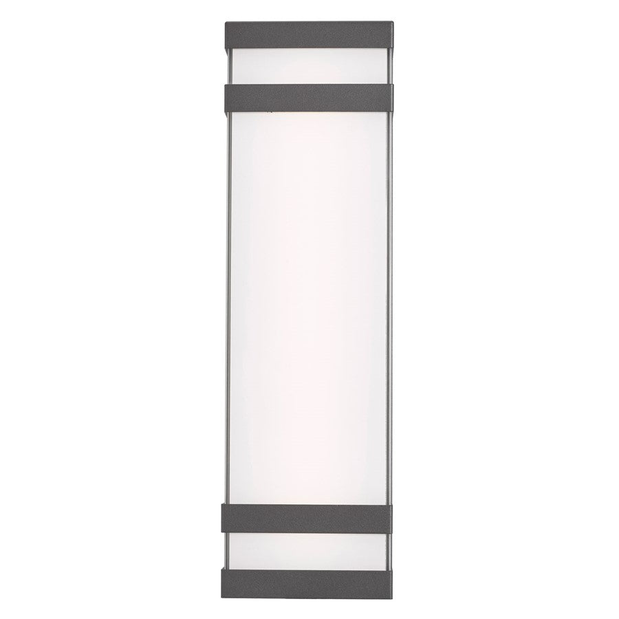 Abra Lighting Proton 1 Light 19" Wall Fixture, Matte Black - 50019ODW-MB-PROTON