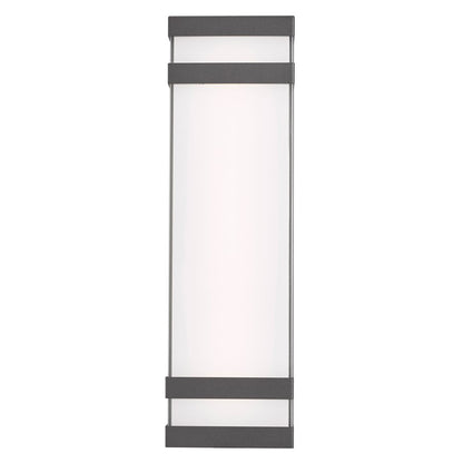 Abra Lighting Proton 1 Light 19" Wall Fixture, Matte Black - 50019ODW-MB-PROTON