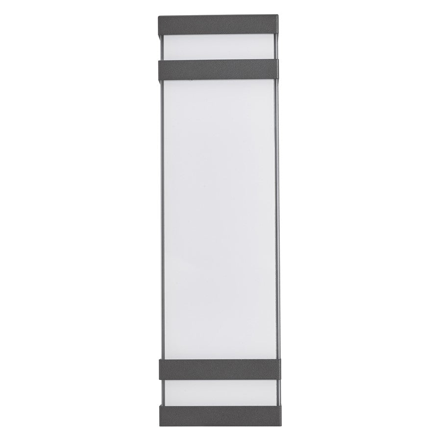 Abra Lighting Proton 1 Light 19" Wall Fixture, Matte Black