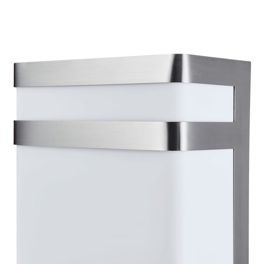 Abra Lighting Sentinel 1Lt 17W Wall Light, Steel - 50028ODW-304STS-SENTINEL