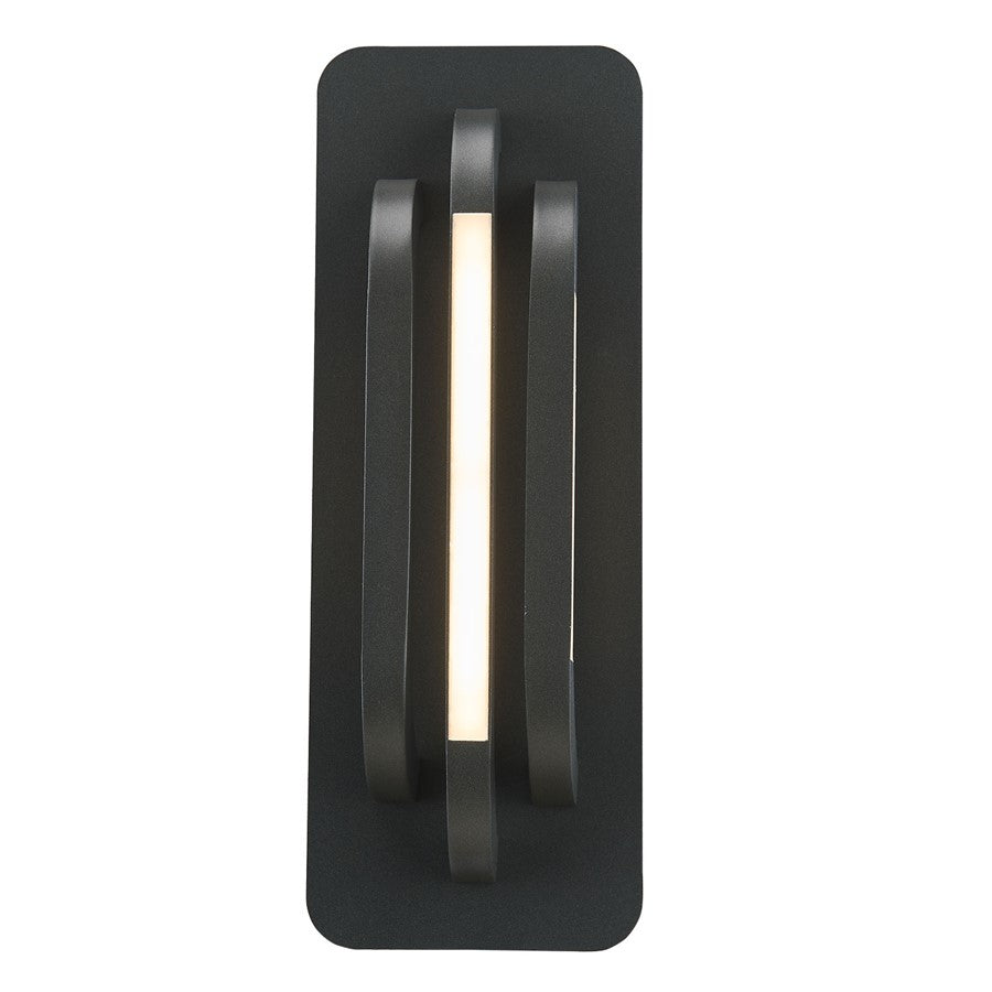 Abra Lighting Paton 3 Light Bar 16" Wall Fixture, Black