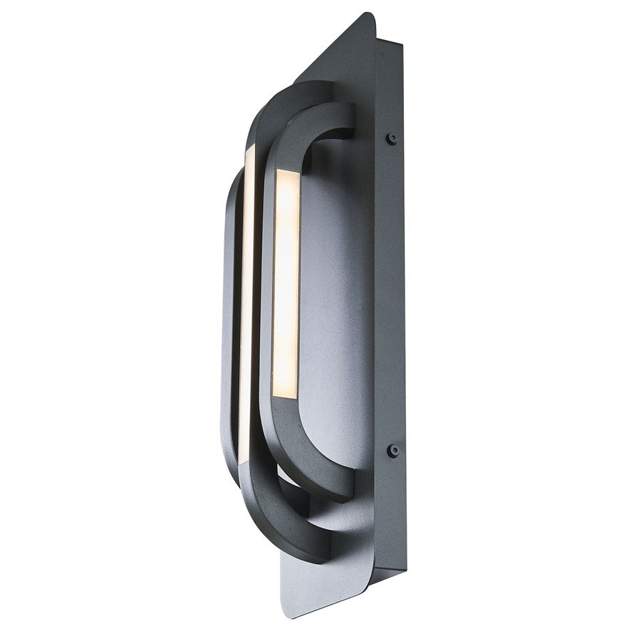 Abra Lighting Paton 3 Light Bar 16" Wall Fixture, Black