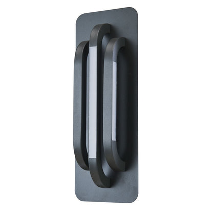 Abra Lighting Paton 3 Light Bar 16" Wall Fixture, Black