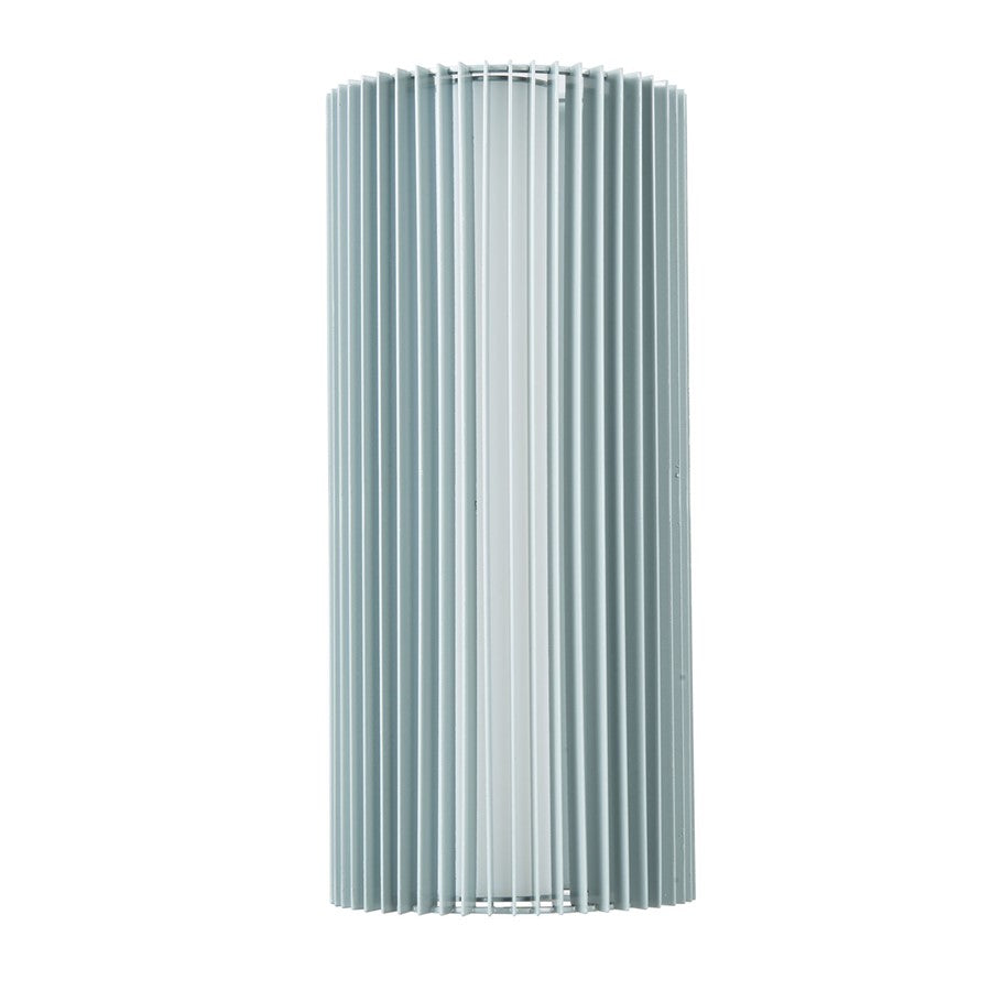 Abra Lighting Lava 1 Light 16" Ribbed Wall Fixture, Silica