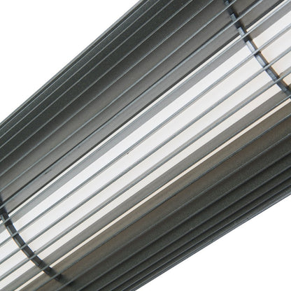 Abra Lighting Lava 1 Light 30" Wall Fixture, Matte Black