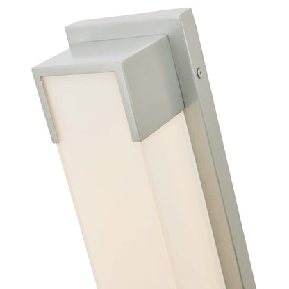 Abra Lighting Titon 1 Light 14" Miter Glass Wall Fixture, Silica