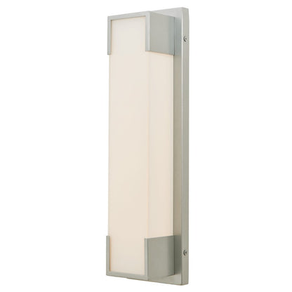 Abra Lighting Titon 1Lt 18" Miter Glass Wall Fixture, Silica - 50045ODW-SL-TITON
