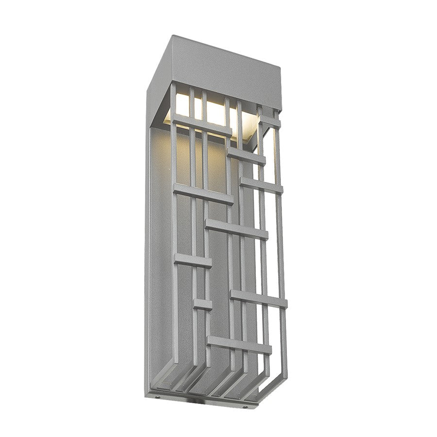 Abra Lighting Aspen 1Lt 16" Lattice Shade Wall Light, Silica - 50061ODW-SL-ASPEN