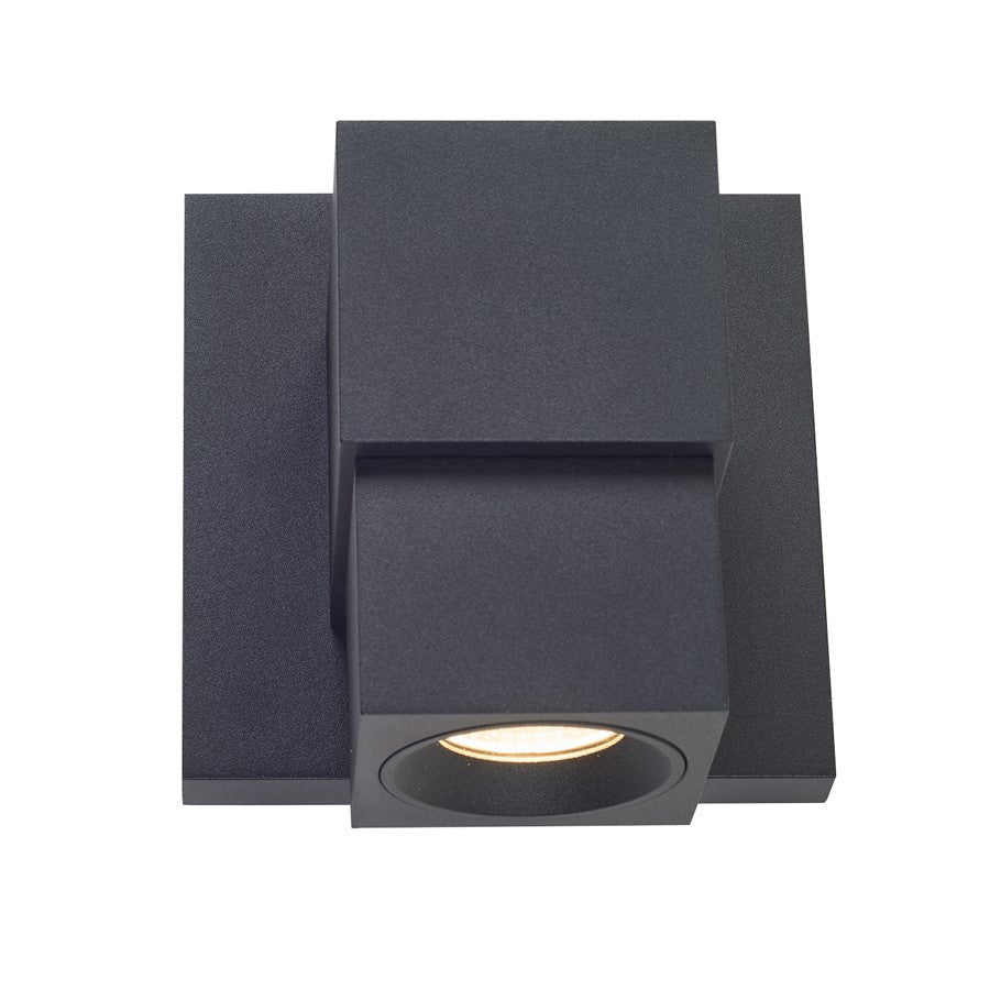 Abra Lighting Optics 1 Light DownLt Wall Washer, Black