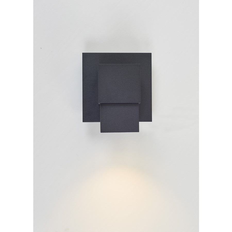 Abra Lighting Optics 1 Light DownLt Wall Washer, Black
