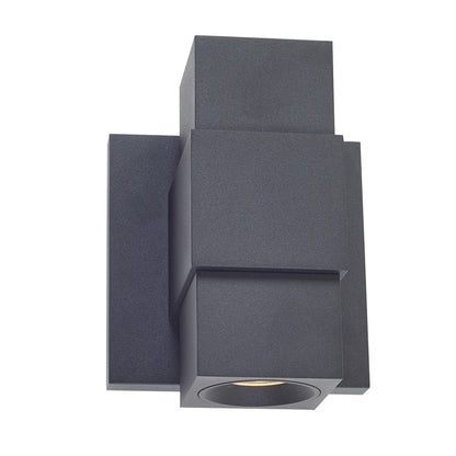 Abra Lighting Optics 1 Light Wet Location Wall Washer, Black