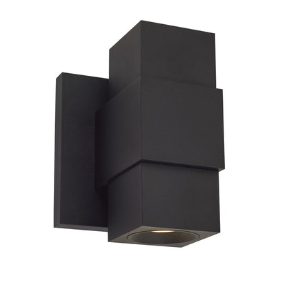 Abra Lighting Optics 1 Light Wet Location Wall Washer, Black