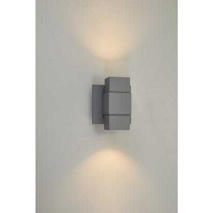 Abra Lighting Optics 1 Light Wet Location Wall Washer, Silica