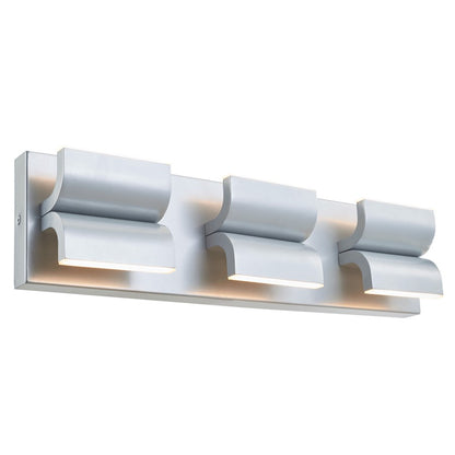 Abra Lighting Willow 6Lt Curved Aluminum Wall Light, Silica - 50075ODW-SL-WILLOW