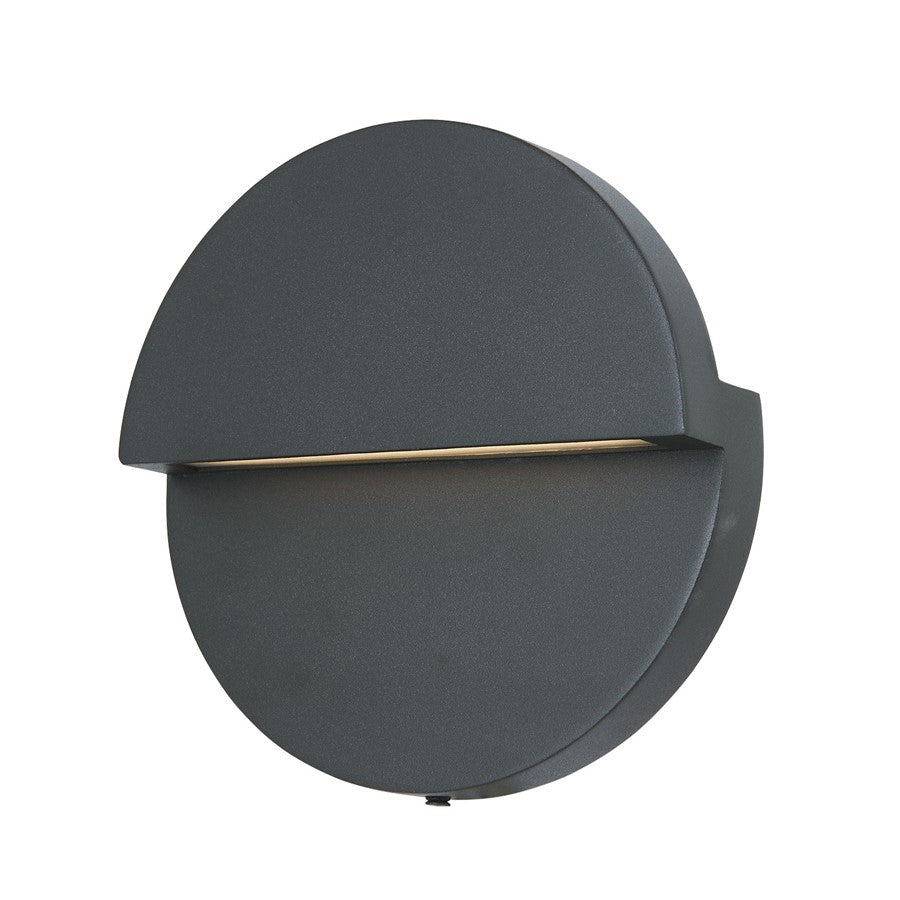 Abra Lighting Mona Lisa 1Lt 8" Round Wall Fixture, Black - 50081ODW-MB-MONA LISA