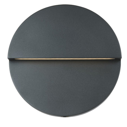 Abra Lighting Mona Lisa 1 Light 12" Round Wall Light, Black