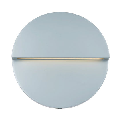 Abra Lighting Mona Lisa 1 Light 12" Round Wall Light, Silica