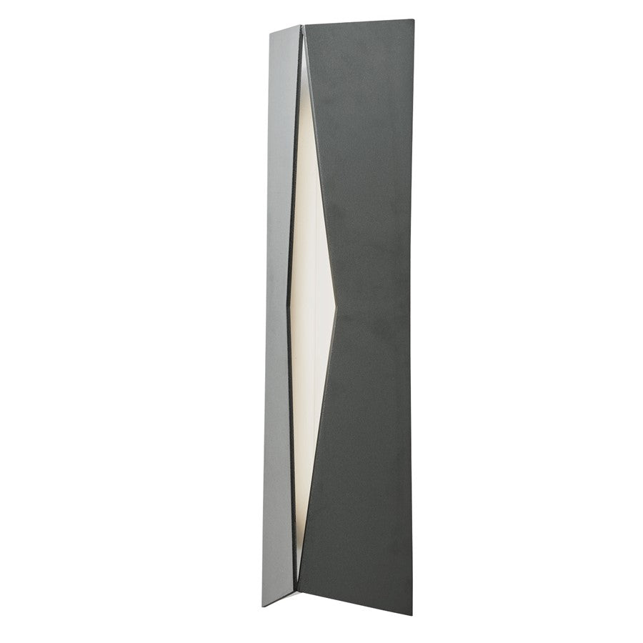 Abra Lighting Omega 1Lt Marine Grade Wall Sconce, Black - 50083ODW-MB-OMEGA