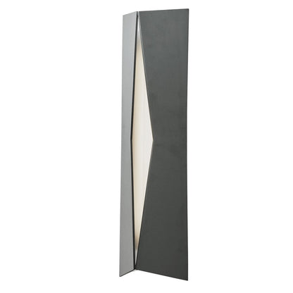 Abra Lighting Omega 1Lt Marine Grade Wall Sconce, Black - 50083ODW-MB-OMEGA