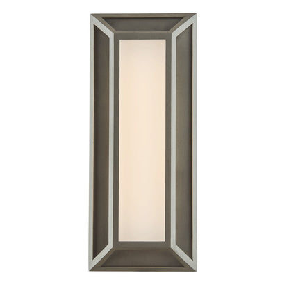 Abra Lighting Cell 1Lt 12" Miter Wall Light, Steel - 50084ODW-304STS-CELL