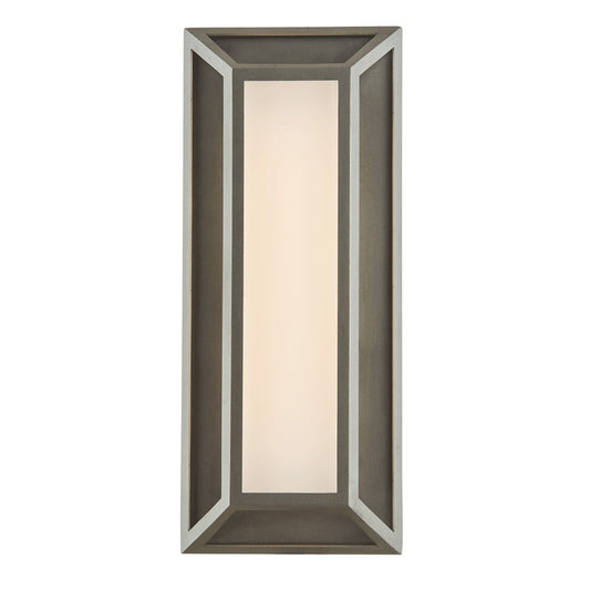 Abra Lighting Cell 1Lt 12" Miter Wall Light, Steel - 50084ODW-304STS-CELL