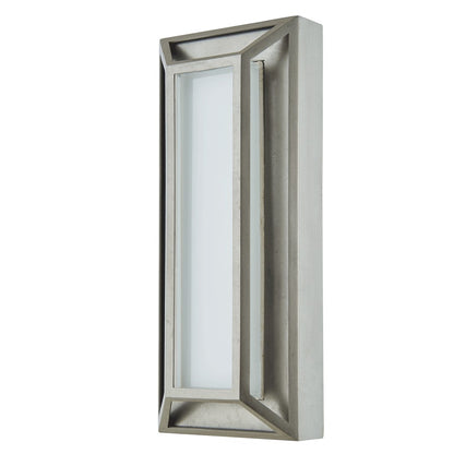 Abra Lighting Cell 1 Light 12" Miter Wall Light, Steel