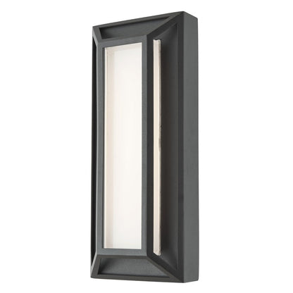 Abra Lighting Cell 1 Light 12" Miter Wall Fixture, Black