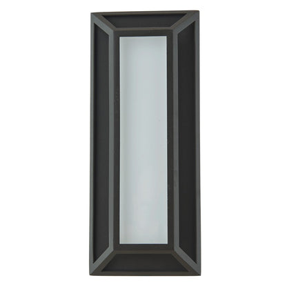 Abra Lighting Cell 1 Light 12" Miter Wall Fixture, Black