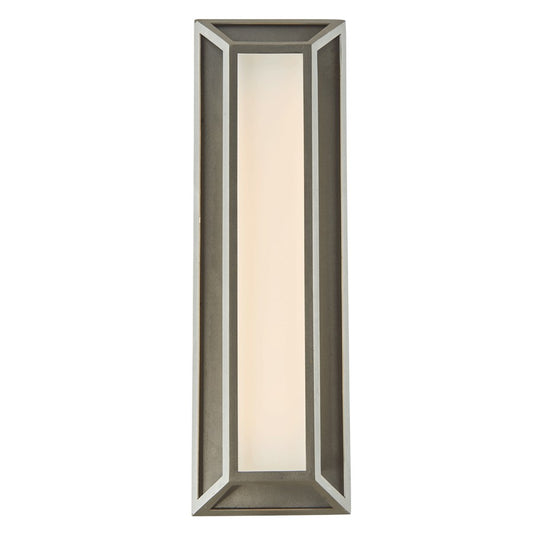 Abra Lighting Cell 1Lt 18" Miter Wall Light, Steel - 50085ODW-304STS-CELL
