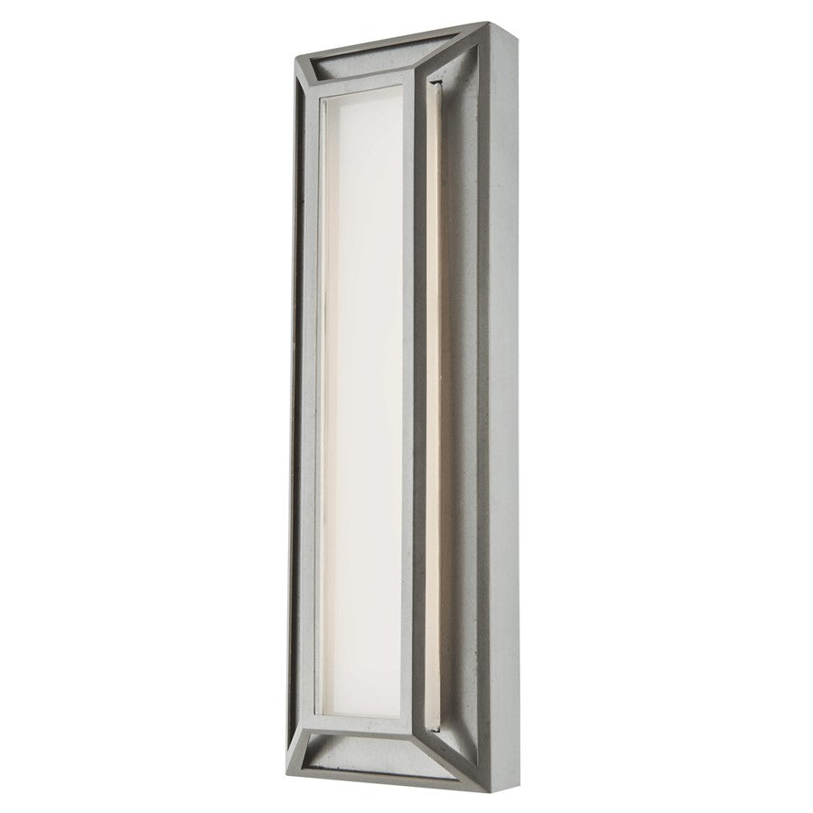 Abra Lighting Cell 1 Light 18" Miter Wall Light, Steel