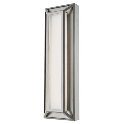 Abra Lighting Cell 1 Light 18" Miter Wall Light, Steel