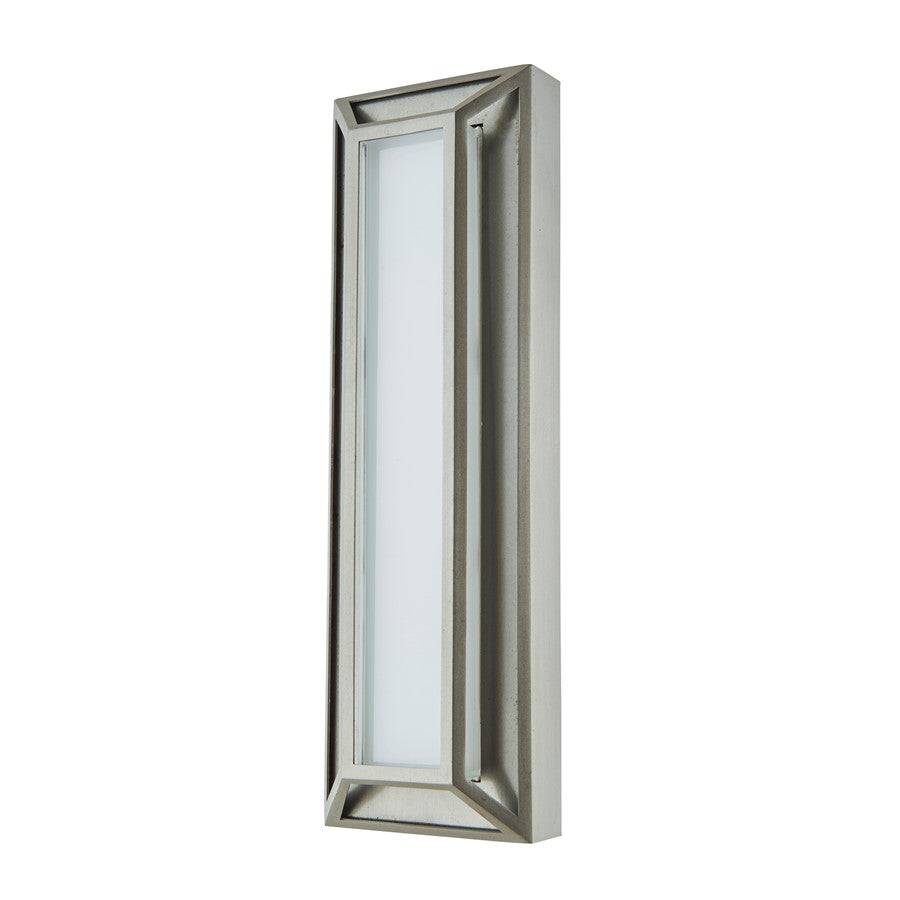 Abra Lighting Cell 1 Light 18" Miter Wall Light, Steel