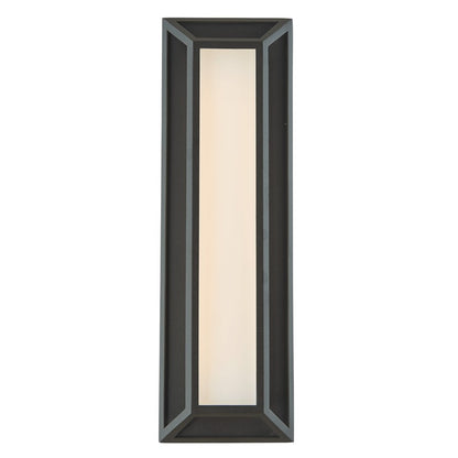 Abra Lighting Cell 1Lt 18" Miter Wall Fixture, Black - 50085ODW-MB-CELL