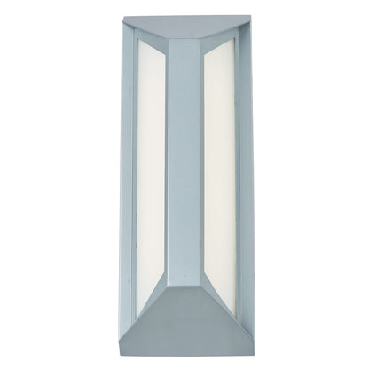 Abra Lighting Newport 1Lt 12" Angled Side Wall Light, Silica - 50086ODW-SL-TRIX