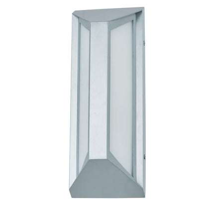 Abra Lighting Newport 1 Light 12" Angled Side Wall Light, Silica