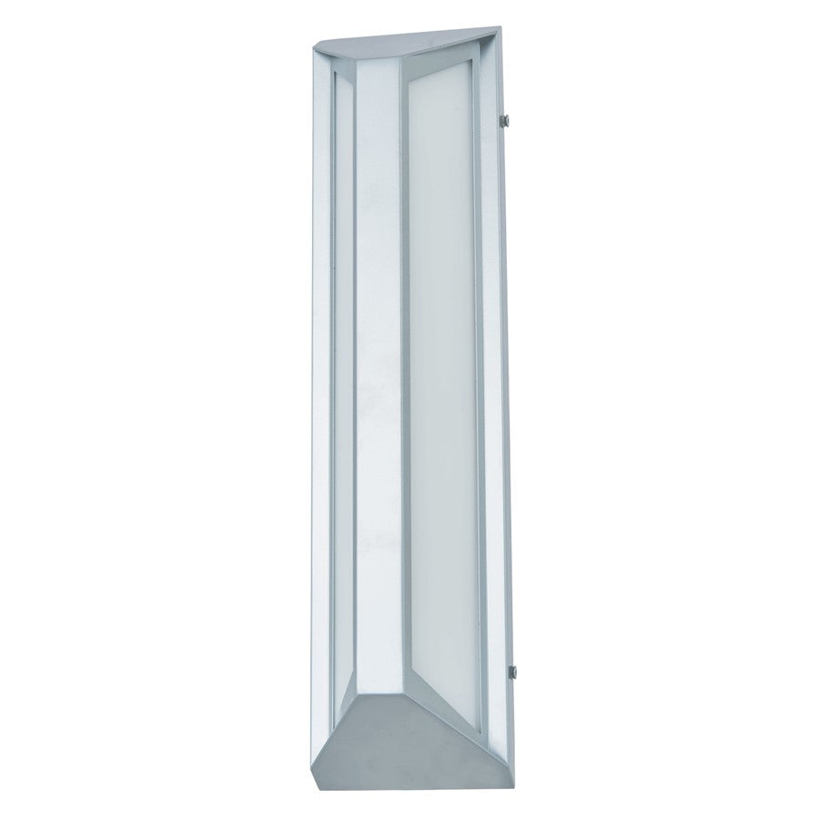 Abra Lighting Newport 1 Light 18" Angled Side Wall Light, Silica