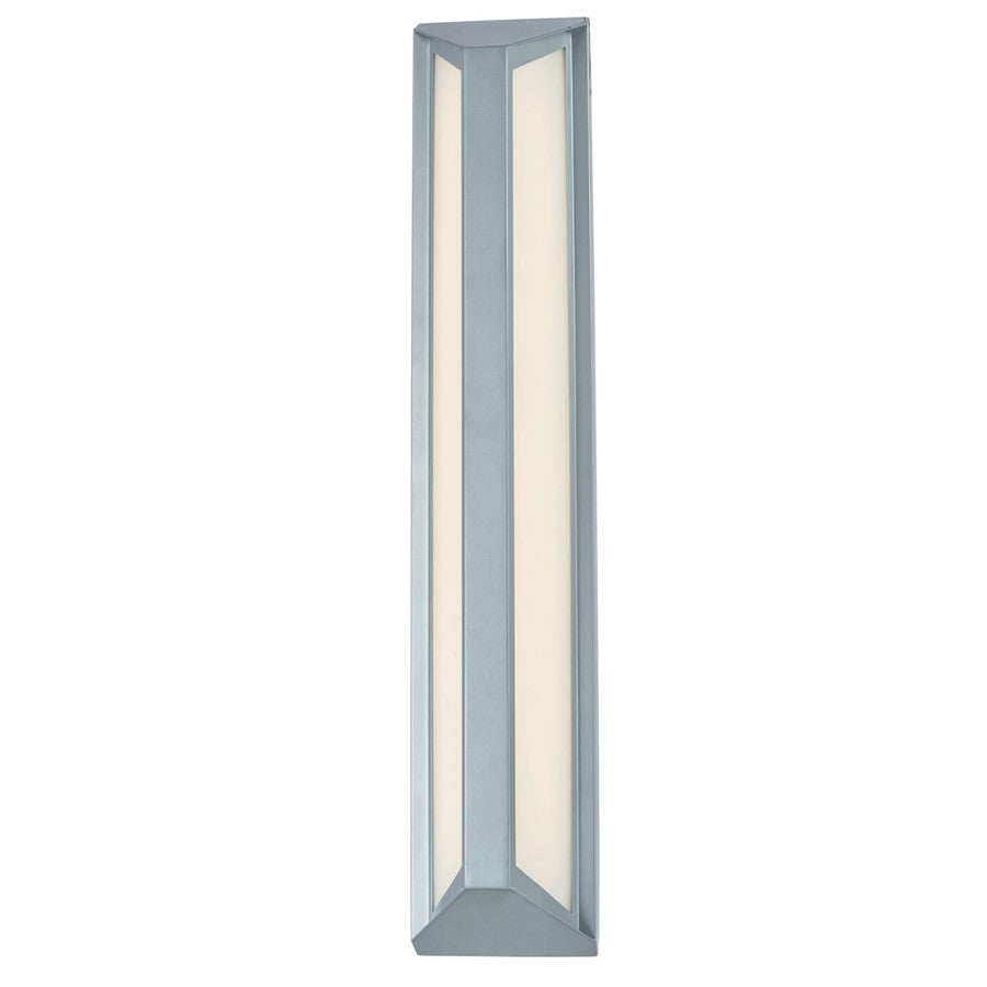 Abra Lighting Newport 1Lt 24" Angled Side Wall Light, Silica - 50088ODW-SL-TRIX