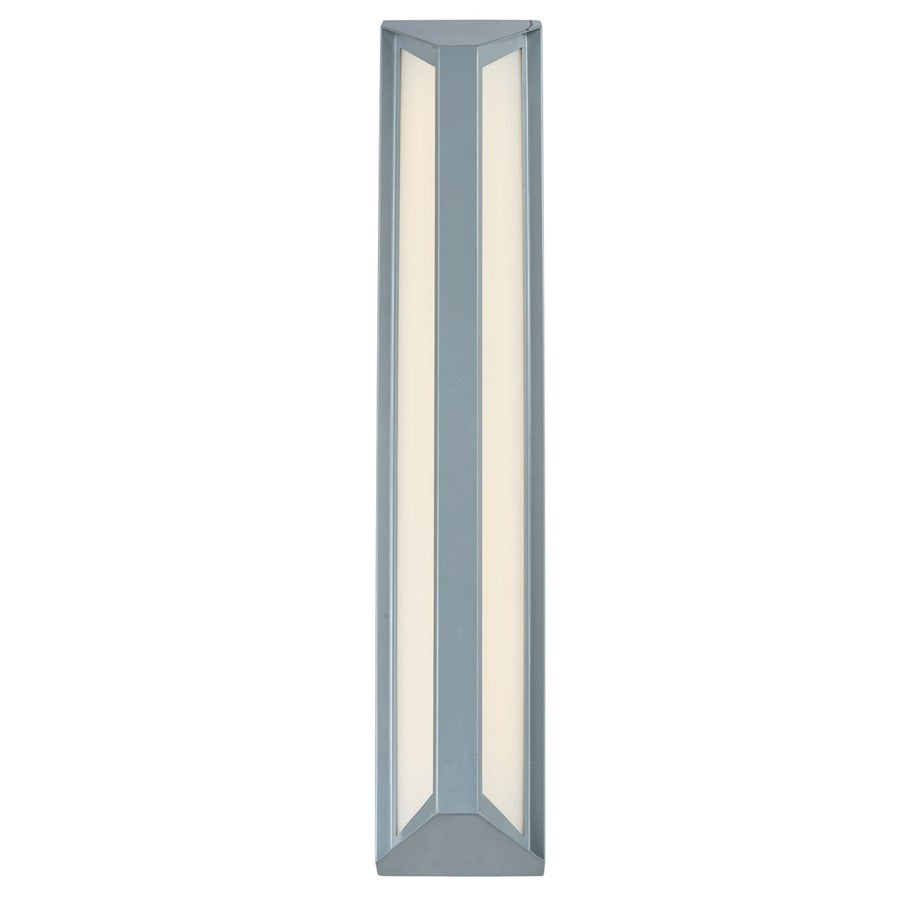 Abra Lighting Newport 1 Light 24" Angled Side Wall Light, Silica