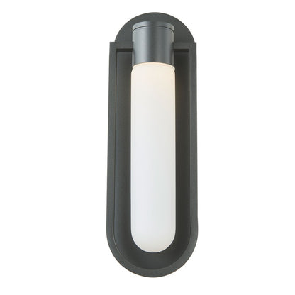 Abra Lighting Siren 1Lt Marine Grade Wall Light/Frost, Black - 50101ODW-MB-SIREN