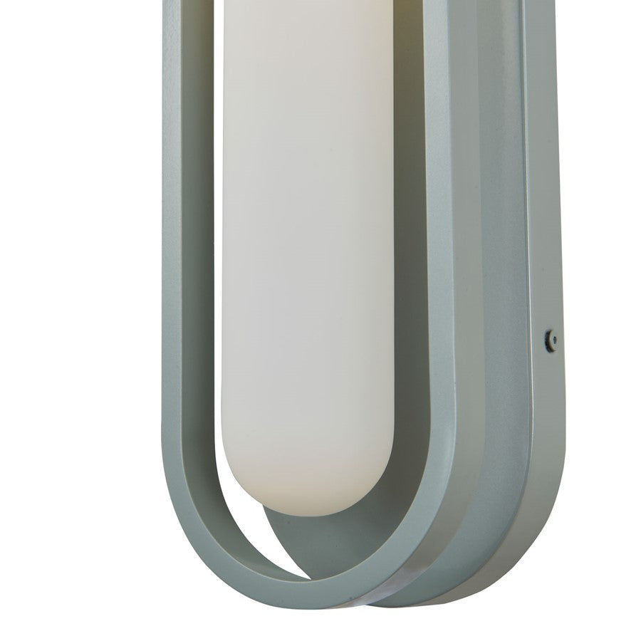 Abra Lighting Siren 1 Light Marine Wall Light/Frost, Silica