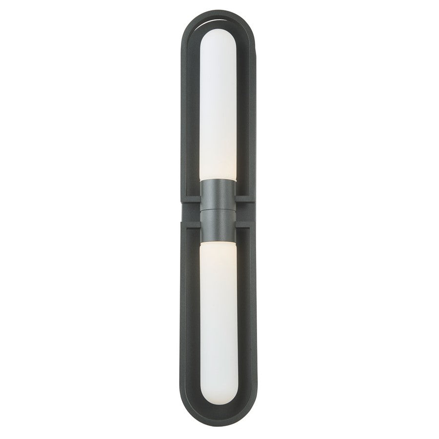Abra Lighting Siren 2Lt Marine Grade Wall Light/Frost, Black - 50102ODW-MB-SIREN